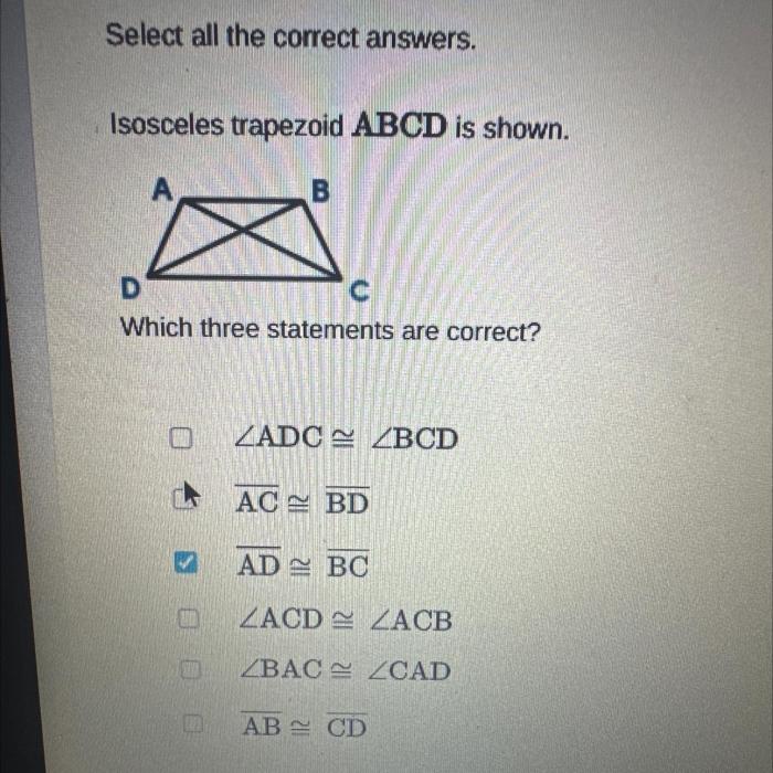 Given abcd is a trapezoid