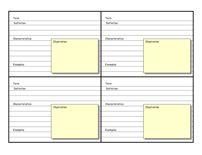 Capitulo 4a vocabulary flash cards sheet 1