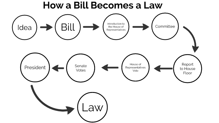 Law becomes bill flowchart pdf template